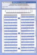 PPB. Paquete de 25 Hojas de Respuesta y Grficas Individuales de Preferencias Profesionales Bachillerato.