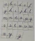 Letras Magnticas - cursiva (120 unidades)