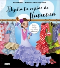 Disea tu vestido de flamenca. Incluye siluetas recortables y adhesivos