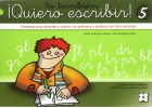 Yo tambin Quiero escribir! 5. Programa para aprender a escribir los grafemas y palabras con letra enlazada. Grafemas:pl - cl - fl- bl - gl - pr - tr - cr - br - fr - gr - dr y autodictado de frases