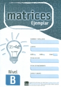 Ejemplar Nivel B (unidad) de MATRICES. Test de Inteligencia General