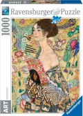 Dama con abanico de Gustav Klimt. Puzzle 1000 piezas