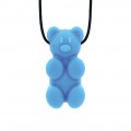 Colgante para masticar oso extra duro (azul real)