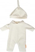 Pijama y gorro beige (38cm)