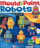 Crea y pinta imanes de nevera de Robots