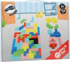 Tetris puzzle de madera (114 piezas)