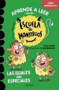 Aprender a leer en la Escuela de Monstruos 3 - Las iguales son especiales. En letra mayscula para aprender a leer (+5 aos)