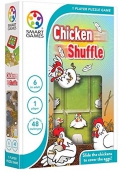 Chicken Shuffle. Desliza las gallinas para cubrir los huevos