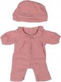 Pijama y gorro rosa (38cm)