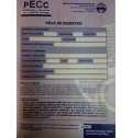 Paquete de 10 hojas de registro de PECC, Prueba para la evaluacin de la cognicin cotidiana