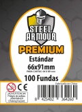 100 fundas para cartas tamao PREMIUM (66 x 91 mm)