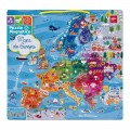 Puzzle magntico mapa de Europa