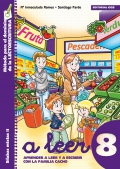 A leer 8. Aprender a leer y a escribir con la familia Cacho. Slabas mixtas II: tal, tan, tas, tar, dal, dan, das, dar, bal, ban, bas, bar, cam, bom, lim.