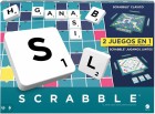 Scrabble. El gran juego de palabras cruzadas. 2 juegos en 1. Tablero de doble cara