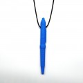 Colgante para masticar bol�grafo puntos (azul real)