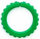 Brazalete pequeo masticable extra duro con textura (verde bosque)