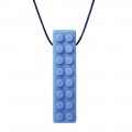 Colgante brick stick duro con textura (azul transl�cido)